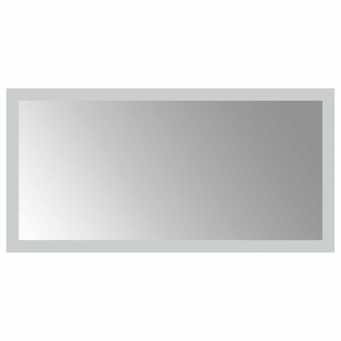 VidaXL Lustro łazienkowe LED przezroczysty 40 x 20 cm szkło hartowane