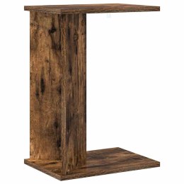 VidaXL Stolik końcowy Dąb wędzony 35 x 25 x 50 cm Drewno inżynieryjne