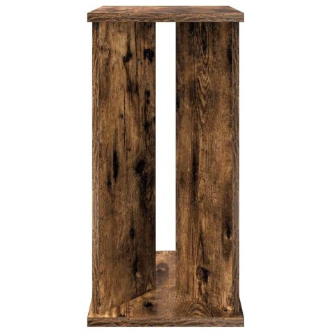 VidaXL Stolik końcowy Dąb wędzony 35 x 25 x 50 cm Drewno inżynieryjne