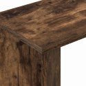 VidaXL Stolik końcowy Dąb wędzony 35 x 25 x 50 cm Drewno inżynieryjne