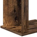 VidaXL Stolik końcowy Dąb wędzony 35 x 25 x 50 cm Drewno inżynieryjne