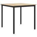 VidaXL Stoły do jadalni 80 x 80 x 75 cm Drewno inżynieryjne dąb Sonoma