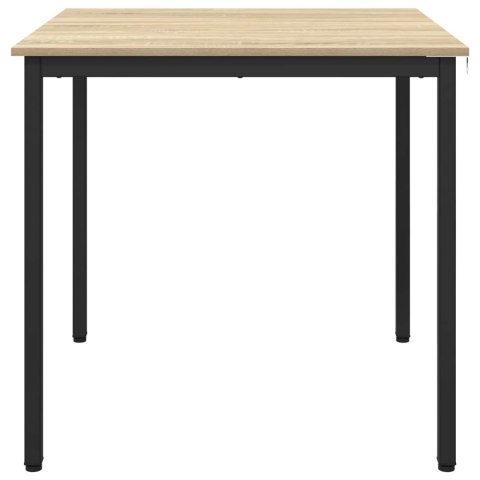 VidaXL Stoły do jadalni 80 x 80 x 75 cm Drewno inżynieryjne dąb Sonoma