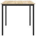 VidaXL Stoły do jadalni 80 x 80 x 75 cm Drewno inżynieryjne dąb Sonoma