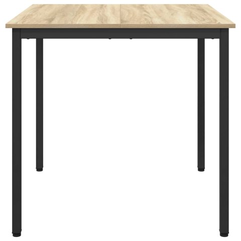VidaXL Stoły do jadalni 80 x 80 x 75 cm Drewno inżynieryjne dąb Sonoma