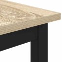 VidaXL Stoły do jadalni 80 x 80 x 75 cm Drewno inżynieryjne dąb Sonoma