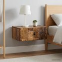 VidaXL Szafka Nocna 2 szt. Stare drewno 49 x 34,5 x 20 cm