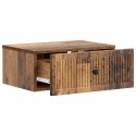 VidaXL Szafka Nocna 2 szt. Stare drewno 49 x 34,5 x 20 cm