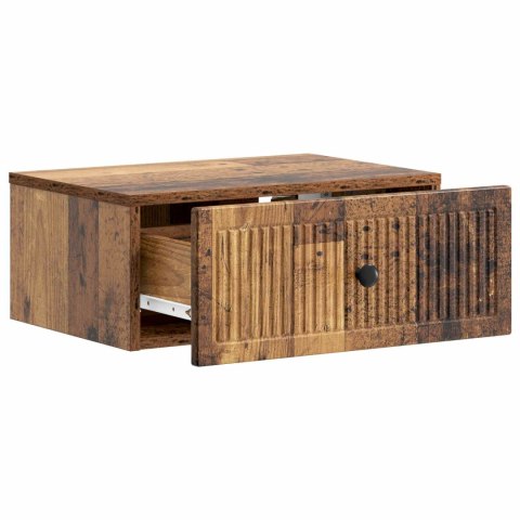 VidaXL Szafka Nocna 2 szt. Stare drewno 49 x 34,5 x 20 cm