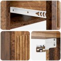 VidaXL Szafka Nocna 2 szt. Stare drewno 49 x 34,5 x 20 cm