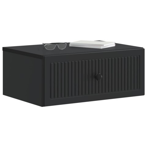 VidaXL Szafka Nocna Czarny 49 x 34,5 x 20 cm Drewno inżynieryjne