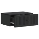 VidaXL Szafka Nocna Czarny 49 x 34,5 x 20 cm Drewno inżynieryjne