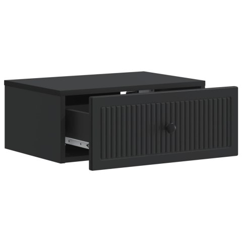 VidaXL Szafka Nocna Czarny 49 x 34,5 x 20 cm Drewno inżynieryjne