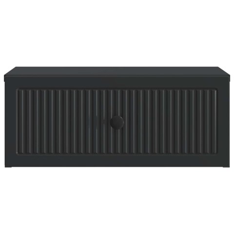 VidaXL Szafka Nocna Czarny 49 x 34,5 x 20 cm Drewno inżynieryjne