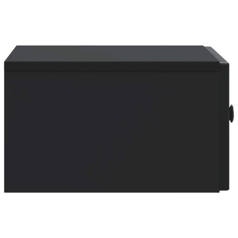 VidaXL Szafka Nocna Czarny 49 x 34,5 x 20 cm Drewno inżynieryjne