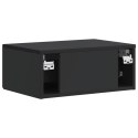 VidaXL Szafka Nocna Czarny 49 x 34,5 x 20 cm Drewno inżynieryjne