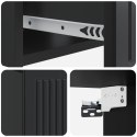 VidaXL Szafka Nocna Czarny 49 x 34,5 x 20 cm Drewno inżynieryjne