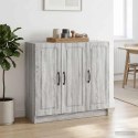 VidaXL Bufet Szary Sonoma 89 x 34,5 x 77 cm Drewno inżynieryjne