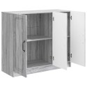 VidaXL Bufet Szary Sonoma 89 x 34,5 x 77 cm Drewno inżynieryjne