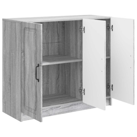 VidaXL Bufet Szary Sonoma 89 x 34,5 x 77 cm Drewno inżynieryjne