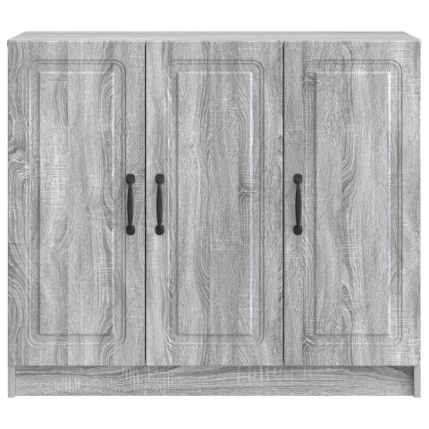 VidaXL Bufet Szary Sonoma 89 x 34,5 x 77 cm Drewno inżynieryjne