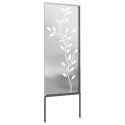 VidaXL Ekran zapewniający prywatność w ogrodzie Srebrny 50 x 140 cm