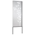VidaXL Ekran zapewniający prywatność w ogrodzie Srebrny 50 x 140 cm