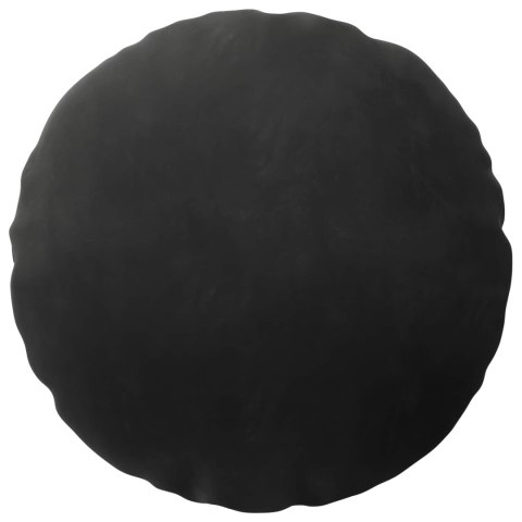 VidaXL Poszewka na poduszkę 2 pcs HEERLEN Czarny Ø 50 cm Welur