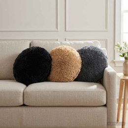 VidaXL Poszewka na poduszkę 2 pcs HEERLEN antracytowy Ø 40 cm