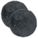 VidaXL Poszewka na poduszkę 2 pcs HEERLEN antracytowy Ø 40 cm