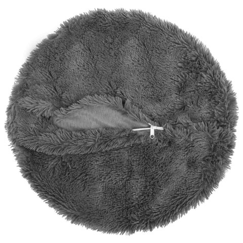 VidaXL Poszewka na poduszkę 2 pcs HEERLEN jasnoszary Ø 40 cm Fleece PV