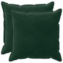 VidaXL Poszewka na poduszkę 2 pcs HOUTEN Ciemnozielony 80 x 80 cm