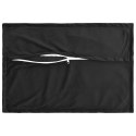 VidaXL Poszewka na poduszkę 2 pcs HOUTEN Czarny 50 x 70 cm Welur