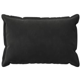 VidaXL Poszewka na poduszkę 2 pcs HOUTEN Czarny 50 x 80 cm Welur