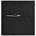 VidaXL Poszewka na poduszkę 2 pcs HOUTEN Czarny 55 x 55 cm Welur