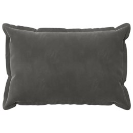 VidaXL Poszewka na poduszkę 2 pcs HOUTEN ciemnoszary 50 x 70 cm Welur