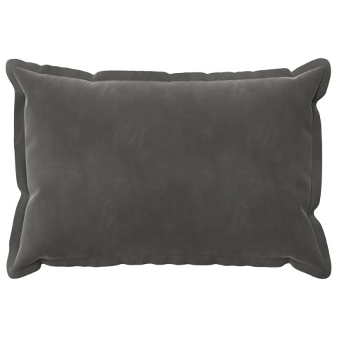VidaXL Poszewka na poduszkę 2 pcs HOUTEN ciemnoszary 50 x 70 cm Welur