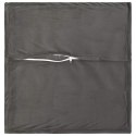 VidaXL Poszewka na poduszkę 2 pcs HOUTEN ciemnoszary 65 x 65 cm Welur