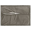 VidaXL Poszewka na poduszkę 2 pcs HOUTEN jasnoszary 50 x 70 cm Welur