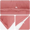 VidaXL Poszewka na poduszkę 2 pcs HOUTEN różowy 40 x 80 cm Welur
