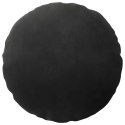 VidaXL Poszewka na poduszkę 6 pcs HEERLEN Czarny Ø 40 cm Welur