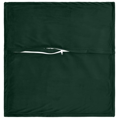 VidaXL Poszewka na poduszkę 6 pcs HOUTEN Ciemnozielony 80 x 80 cm
