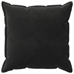 VidaXL Poszewka na poduszkę 6 pcs HOUTEN Czarny 80 x 80 cm Welur