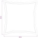 VidaXL Poszewka na poduszkę 6 pcs HOUTEN ciemnoszary 60 x 60 cm Welur