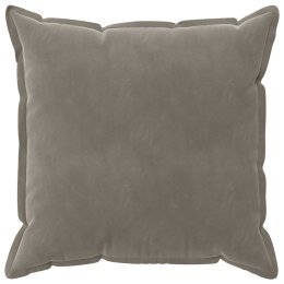 VidaXL Poszewka na poduszkę 6 pcs HOUTEN jasnoszary 80 x 80 cm Welur