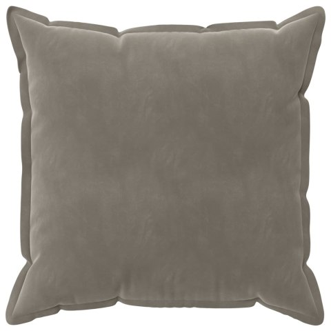 VidaXL Poszewka na poduszkę 6 pcs HOUTEN jasnoszary 80 x 80 cm Welur