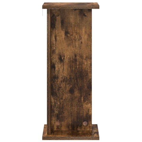 VidaXL Stojak na rośliny Dąb wędzony 25 x 25,5 x 60,5 cm