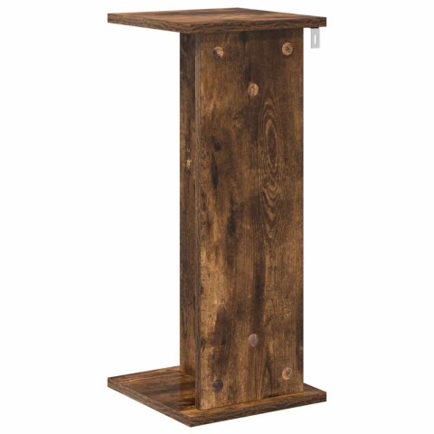 VidaXL Stojak na rośliny Dąb wędzony 25 x 25,5 x 60,5 cm