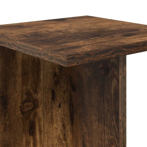 VidaXL Stojak na rośliny Dąb wędzony 25 x 25,5 x 60,5 cm