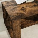 VidaXL Stolik kawowy Dąb wędzony 92 x 49,5 x 45 cm Drewno inżynieryjne